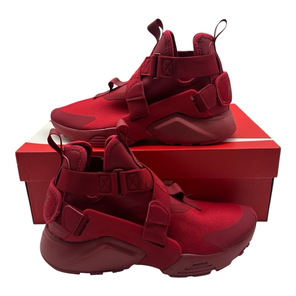 Nike Air Huarache City GS Shoes Youth 7 Womens 8.5 Gym Red Sneakers AJ6662-601‎